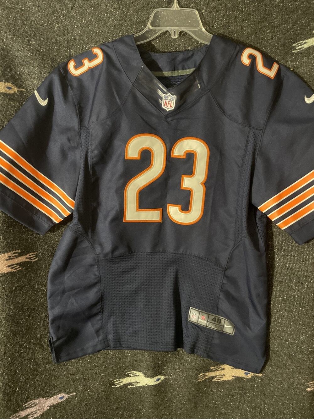 Nike Chicago Bears NFL On Field Kyle Fuller #23 Jersey Blue Size 48